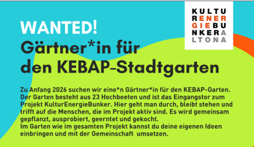 KEBAP sucht Gärtner*in
